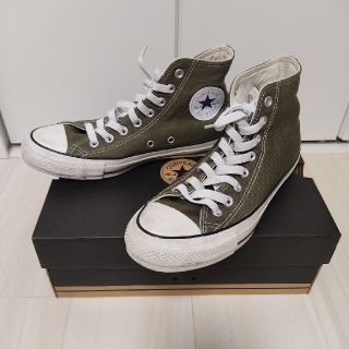 コンバース(CONVERSE)のゆあ様専用　2足セット　コンバース 100 カラーズ ハイ オリーブ(スニーカー)