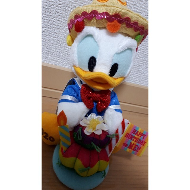 ディズニー ドナルド 誕生日 バースデー ぬいぐるみバッジ ぬいば