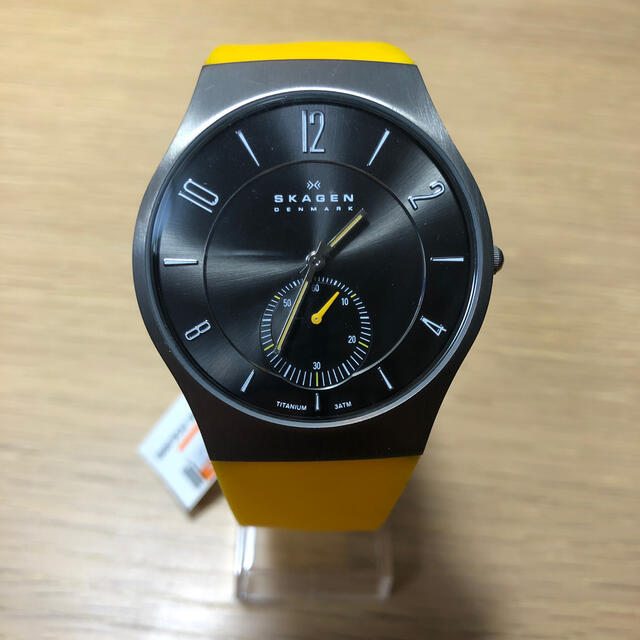 新品未使用 スカーゲンSKAGEN 805XLTRY イエロー-