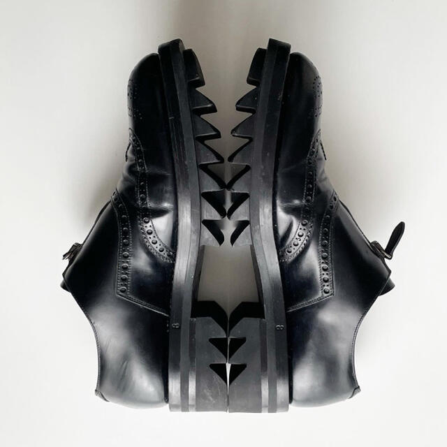 名作 PRADA 13aw センタージップ シャークソール シューズ 名作 PRADA 13aw センタージップ シャークソール シューズ