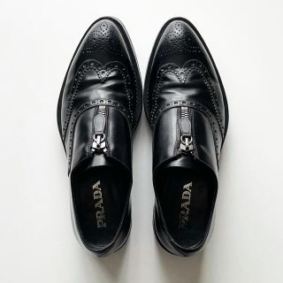 PRADA - 名作 PRADA 13aw センタージップ シャークソール シューズの