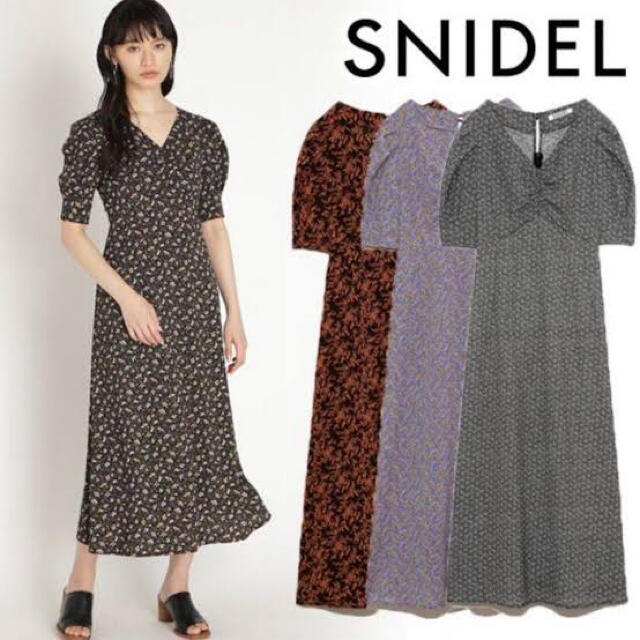 SNIDEL ♡バリエーションプリントワンピース