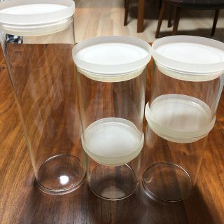 ムジルシリョウヒン(MUJI (無印良品))のMUJI 耐熱ガラス丸型保存容器(容器)