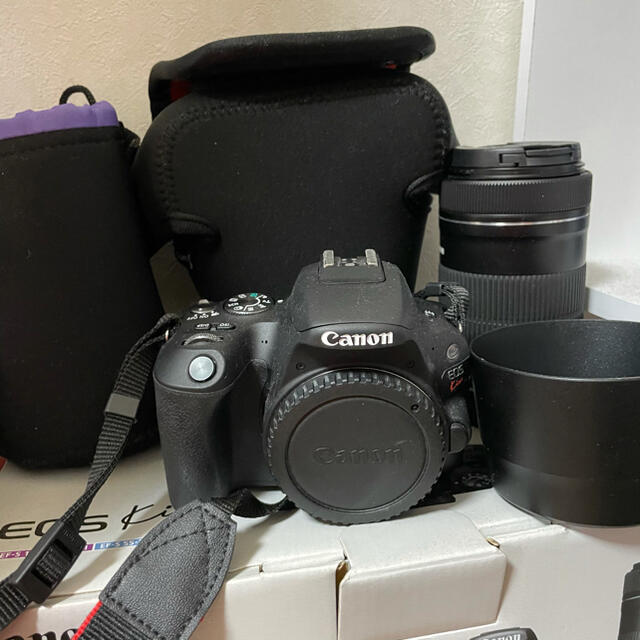 超人気 Canon - Canon kissX9一眼レフカメラ レンズ付き デジタル一眼