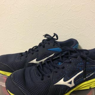 ミズノ(MIZUNO)のミズノ　スターゲイザー　25.5cm ネイビー×ブルー(シューズ)