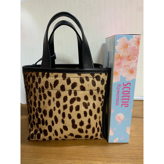 人気色 美品❣️ FURLA フルラ ミニバッグ ヒョウ柄 本革 - 通販