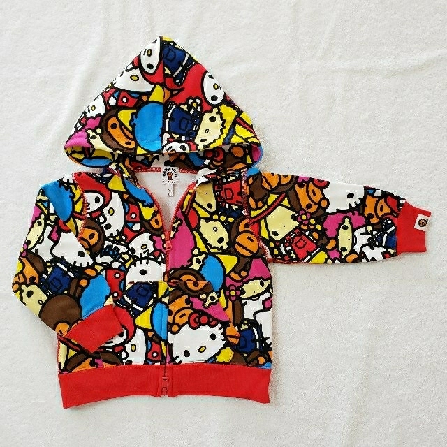 A BATHING APE - BABY MILO ⭐️ SANRIO コラボパーカー 90の通販 by ...