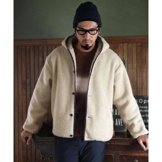 ザダファーオブセントジョージ(The DUFFER of ST.GEORGE)の【定価14,300円】ビッグシルエット ボアパーカー ライトアウター S(パーカー)