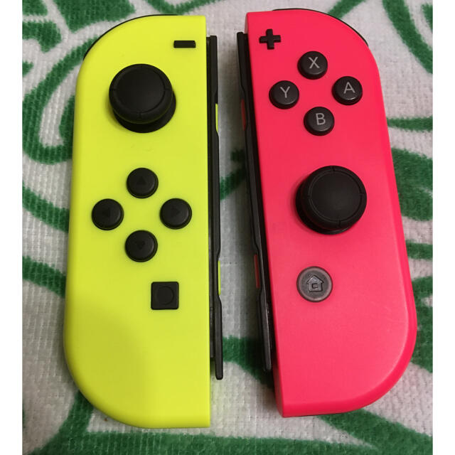 任天堂Switch ジョイコン　左右　ネオンイエローピンク