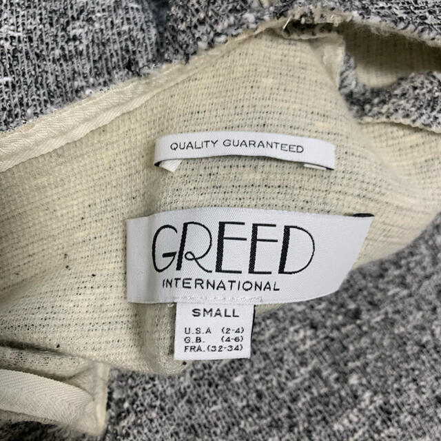 GREED(グリード)のGREED international ツイードトップス レディースのトップス(カットソー(半袖/袖なし))の商品写真