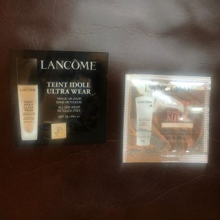 ランコム(LANCOME)のランコム 大人気 リキッドファンデーション&UV下地 サンプルセット(サンプル/トライアルキット)