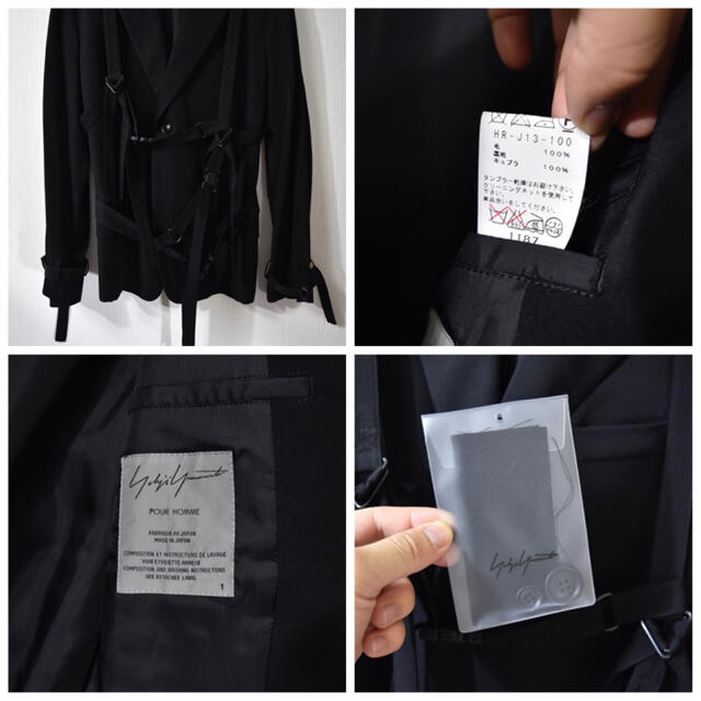 Yohji Yamamoto(ヨウジヤマモト)のYohji Yamamoto Pour Homme 16aw ボンテージ JKT メンズのジャケット/アウター(テーラードジャケット)の商品写真