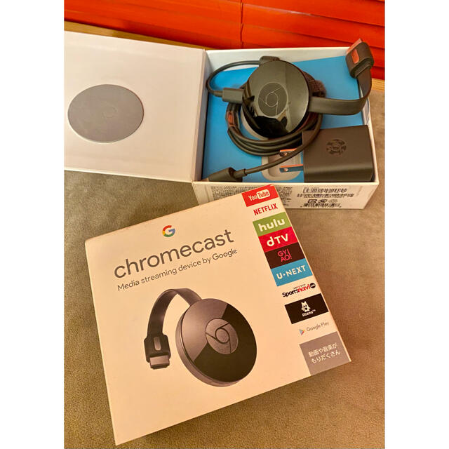 CHROME(クローム)のGoogle Chromecast 第二世代　 (2ND GEN) BLACK スマホ/家電/カメラのPC/タブレット(PC周辺機器)の商品写真