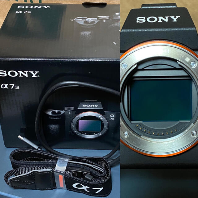 SONY(ソニー)のsony α7Ⅲ ボディーのみ スマホ/家電/カメラのカメラ(ミラーレス一眼)の商品写真