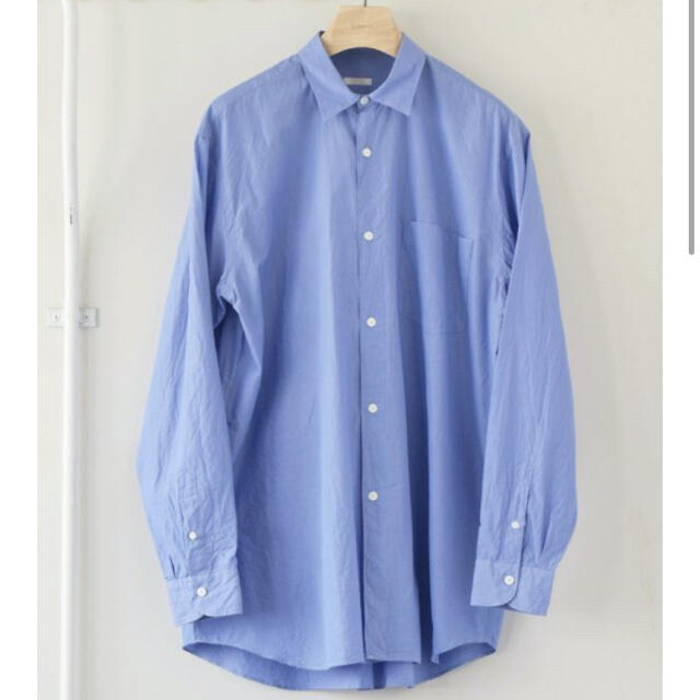 COMOLI(コモリ)のcomoliシャツ　21ss size2 sax メンズのトップス(シャツ)の商品写真