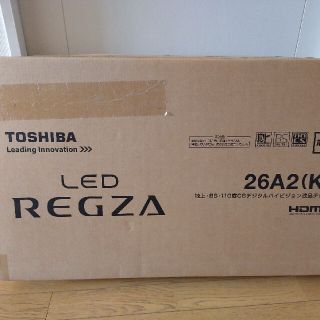 東芝 TOSHIBA 26型 LED液晶テレビ REGZA A2 26A2(K)(テレビ)