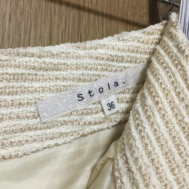 Stola.(ストラ)のラメ糸キラキラショートパンツ レディースのパンツ(ショートパンツ)の商品写真