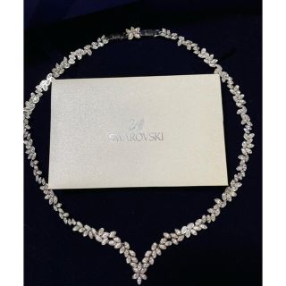 スワロフスキー(SWAROVSKI)のSALE スワロフスキー DIAPASON Vネックレス  ミランダ・カーモデル(ネックレス)