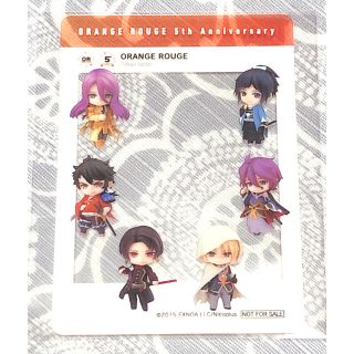 グッドスマイルカンパニー(GOOD SMILE COMPANY)のオランジュ・ルージュ 5週年展購入特典SNS風クリアカード『刀剣乱舞』(キャラクターグッズ)