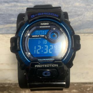 ジーショック(G-SHOCK)のGショック　青(腕時計(デジタル))