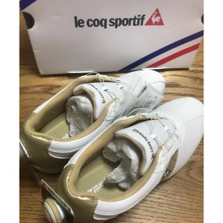 ルコックスポルティフ(le coq sportif)の【新品未使用】　le coq ゴルフシューズ(シューズ)