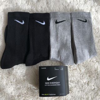 ナイキ(NIKE)のNIKE☆レギュラー丈☆23-25 ☆クルーソックス(ソックス)