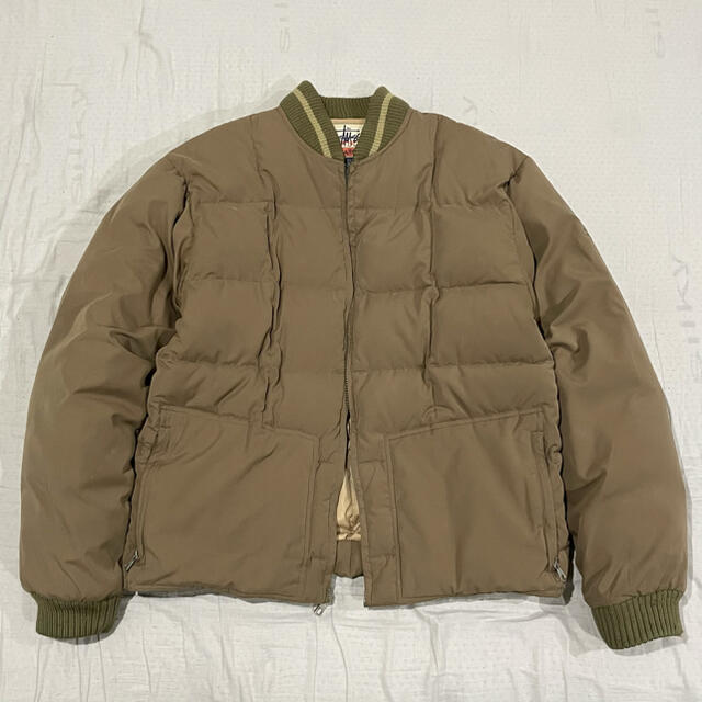 STUSSY - スペシャル old stussy 80s 90s ダウンジャケット オリーブ L