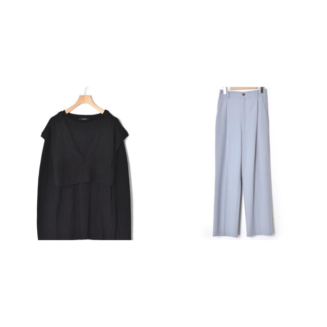 w closet(ダブルクローゼット)のw  closet ニット　スラックスパンツ　まとめ売り レディースのトップス(ニット/セーター)の商品写真