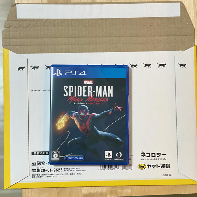 PlayStation4(プレイステーション4)のスパイダーマン　マイルズモラレス　PS4 エンタメ/ホビーのゲームソフト/ゲーム機本体(家庭用ゲームソフト)の商品写真