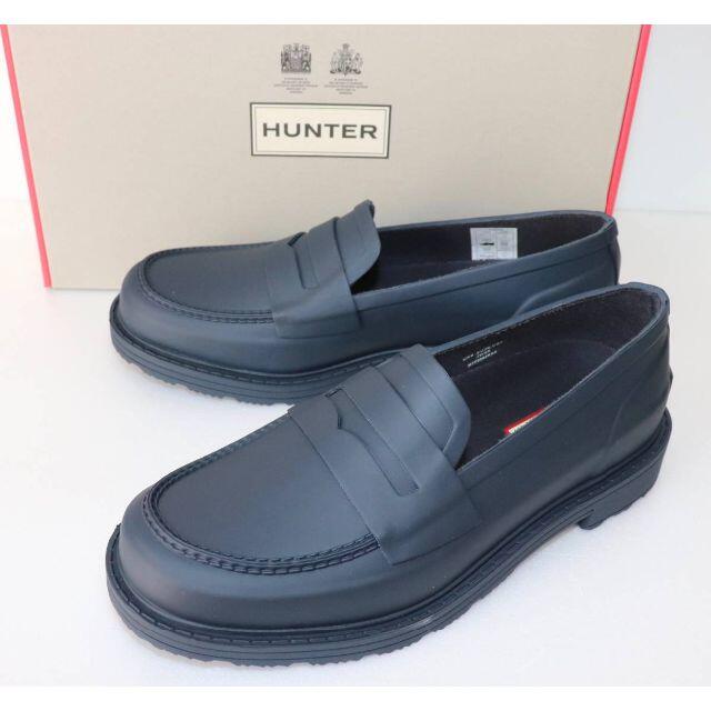 HUNTER(ハンター)の定価17600 新品 本物 HUNTER 靴 ローファー JP25 018 メンズの靴/シューズ(長靴/レインシューズ)の商品写真