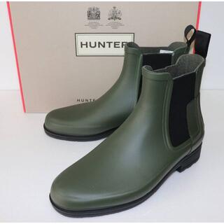 ハンター(HUNTER)の定価17000 新品 本物 HUNTER ブーツ チェルシー JP25 037(長靴/レインシューズ)