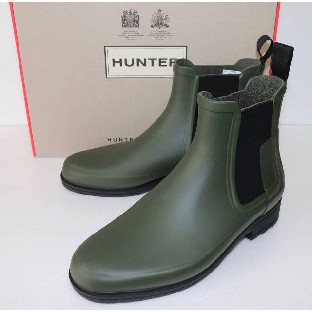 HUNTER(ハンター)の定価17000 新品 本物 HUNTER ブーツ チェルシー JP28 043 メンズの靴/シューズ(長靴/レインシューズ)の商品写真