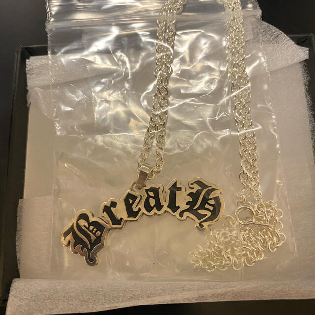 BREATH LOGO NECKLACE 新品　BADHOP