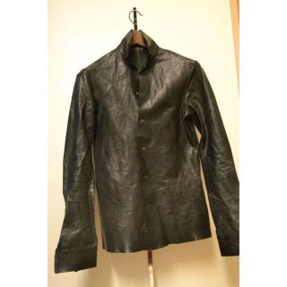 C DIEM - ma+エムエークロス オーバーロックレザーシャツ 44の通販 by