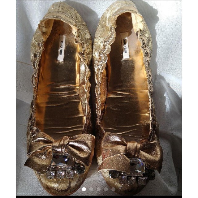 miumiu バレエシューズ - バレエシューズ