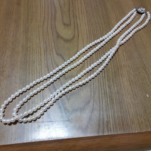 真珠2連ネックレス