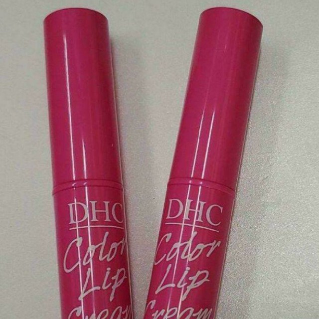 DHC(ディーエイチシー)の箱無し・2本で□DHC 濃密うるみ　カラーリップクリーム(ピンク)1.5g コスメ/美容のスキンケア/基礎化粧品(リップケア/リップクリーム)の商品写真