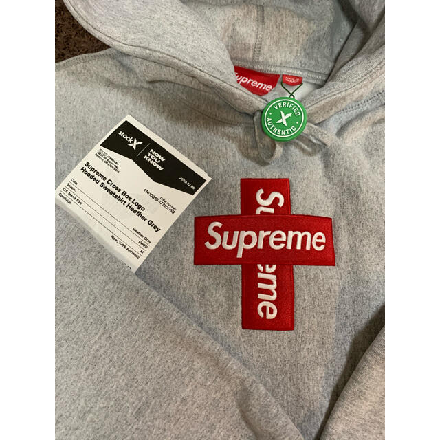 Cross Box Logo Hooded Sweatsh