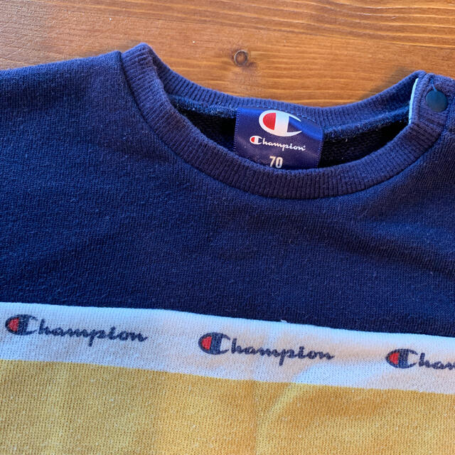 Champion(チャンピオン)の【Champion】ベビーロンパース キッズ/ベビー/マタニティのベビー服(~85cm)(ロンパース)の商品写真