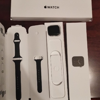Apple watch se 44mm GPS スペースグレイ(腕時計(デジタル))