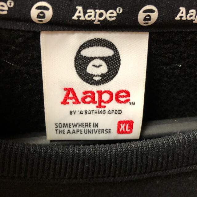 A BATHING APE(アベイシングエイプ)のAape by a bathing ape トレーナー　スウェット XL メンズのトップス(スウェット)の商品写真