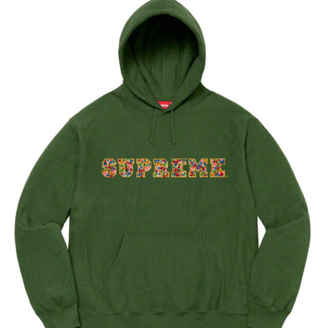Supreme Jewels Hooded Sweatshirt Green新品メンズ