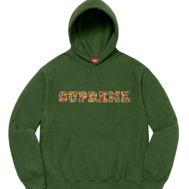 Supreme Jewels Hooded Sweatshirt Green新品