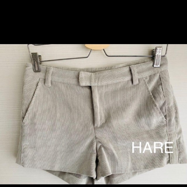 HARE(ハレ)のHARE ハレ コーデュロイ ショート パンツ M レディースのパンツ(ショートパンツ)の商品写真