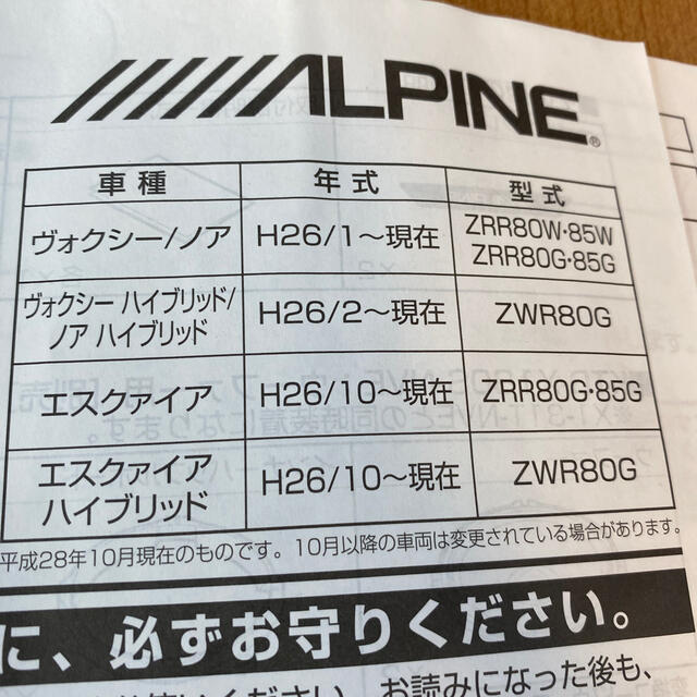 トヨタ(トヨタ)のアルパイン　ツイーターセット　 SPM-31T　 VOXY エスクァイア 自動車/バイクの自動車(車種別パーツ)の商品写真