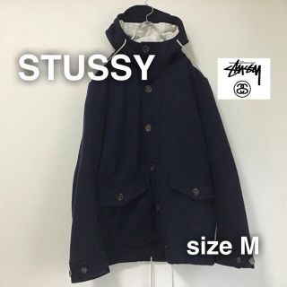 ステューシー(STUSSY)のSTUSSY ステューシー　ウールコート　モッズ　マウンテン　M 刺繍　M-65(モッズコート)