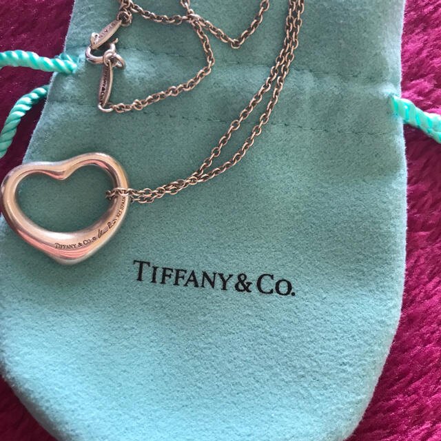 Tiffany & Co.(ティファニー)の☆専用です☆ティファニー　オープンハートネックレス レディースのアクセサリー(ネックレス)の商品写真