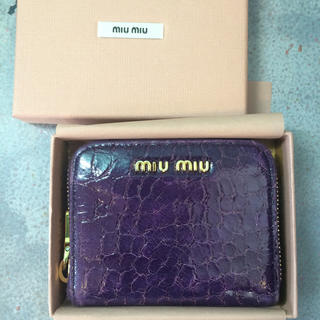 ミュウミュウ(miumiu)の《miumiu》正規品 コインケース (財布)