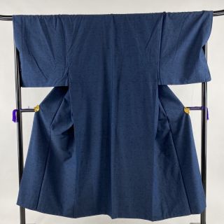 男着物 美品 秀品 身丈146cm 裄丈70cm 正絹 【中古】(着物)