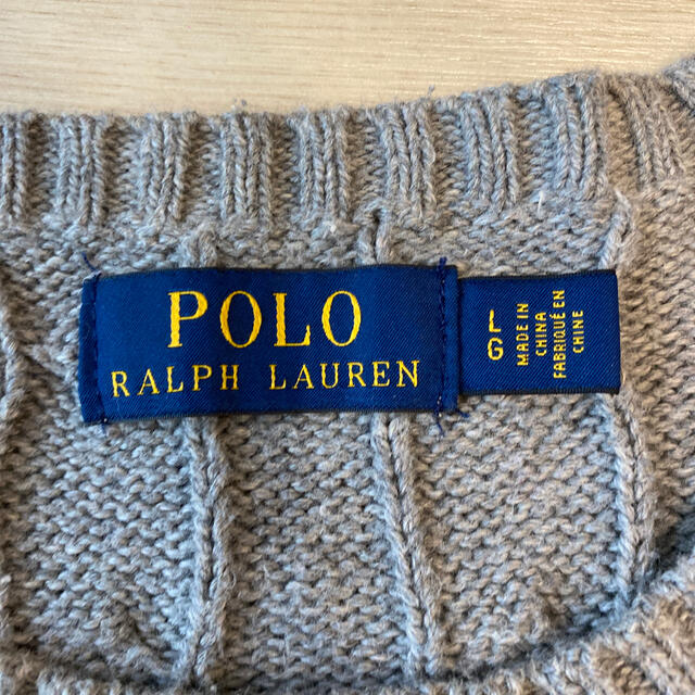 POLO RALPH LAUREN(ポロラルフローレン)のラルフローレン　コットンセーター　Lサイズ メンズのトップス(ニット/セーター)の商品写真